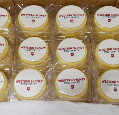 Branded cookies sydney, Branded logo cookies, custom logo cookies, custom corporate cookies, cookies with logo