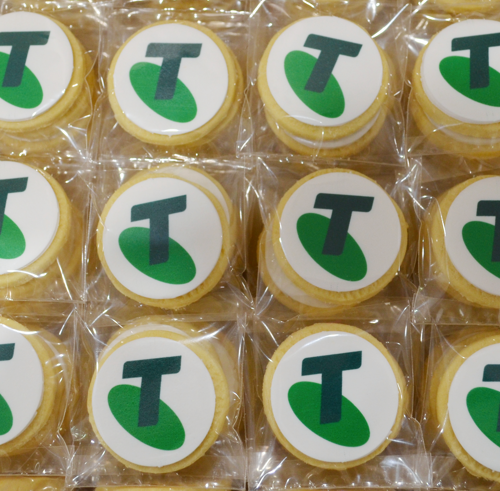 Custom logo cookies, corporate cookies, cookies with branding, event cookies, printed cookies, logo cookies, corporate cookies.