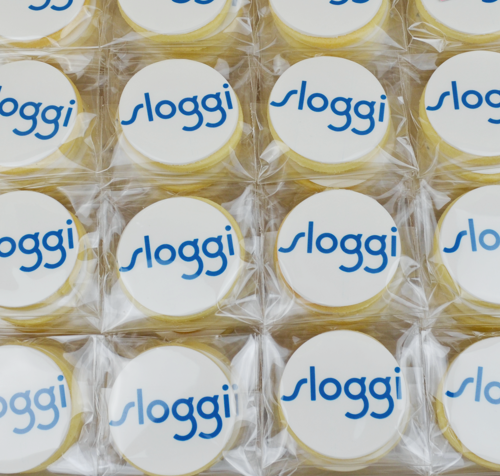 Branded Cookies, logo cookies, cookies with logo, custom cookies, corporate cookies